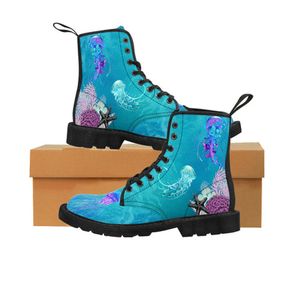 Jellyfish Women's Canvas Boots - Women’s Boots - Black