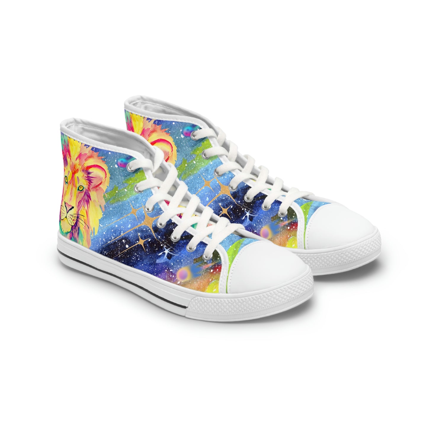 The King Women's High Top Canvas Shoes - Sneakers - White