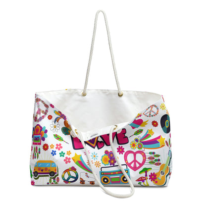 Hippie Weekender Bag - Shoulder Bag - Gym Bag - Weekend Bag