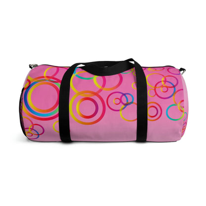 Gradient Circles Duffel Bag - Shoulder Bag - Gym Bag - Sport Bag - Back