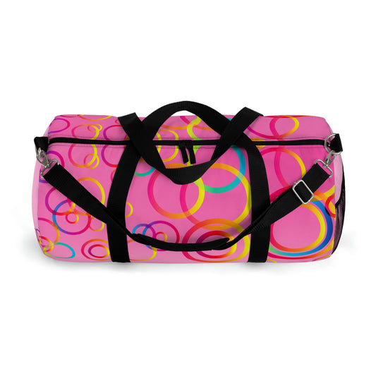 Gradient Circles Duffel Bag - Shoulder Bag - Gym Bag - Sport Bag - Front