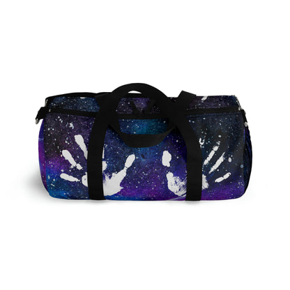 Handprint Duffel Bag - Shoulder Bag - Gym Bag - Back