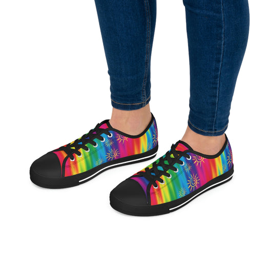 Hippie Women's Low Top Canvas Shoes - Sneakers - Black