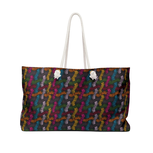 Colourful Patterns Weekender Bag - Shoulder Bag - Gym Bag