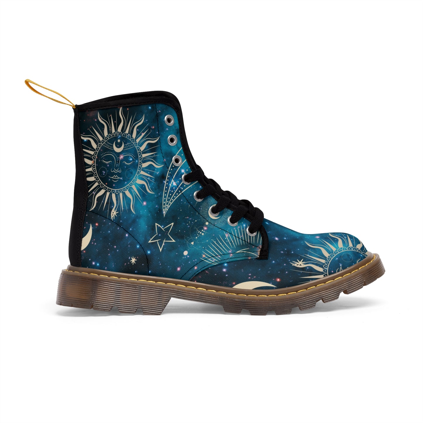 Stars in The Sky Women's Canvas Boots - Women’s Boots - Brown - Right