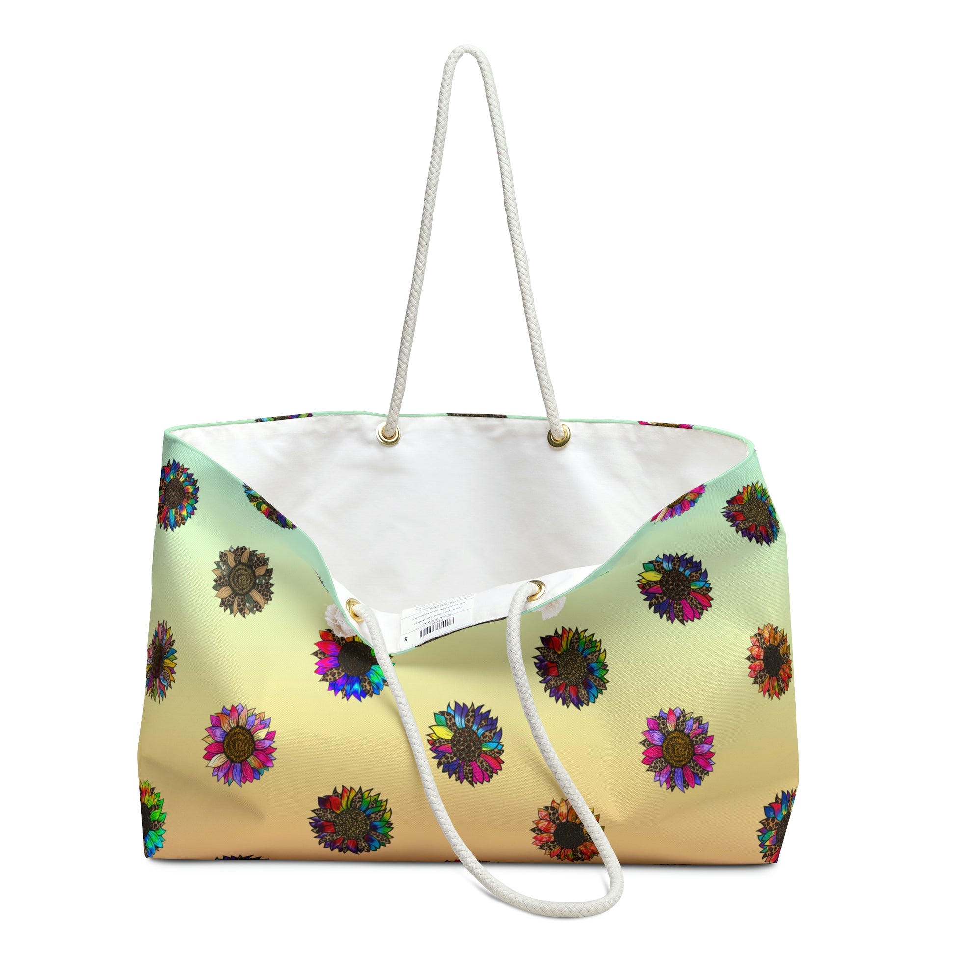 Colourful Sunflowers Weekender Bag - Shoulder Bag - Gym Bag - Weekend Bag