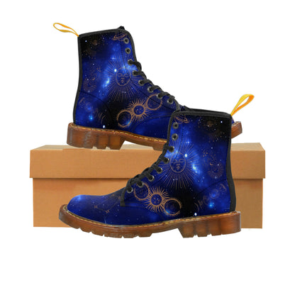 Constellations Women's Canvas Boots - Women’s Boots - Brown