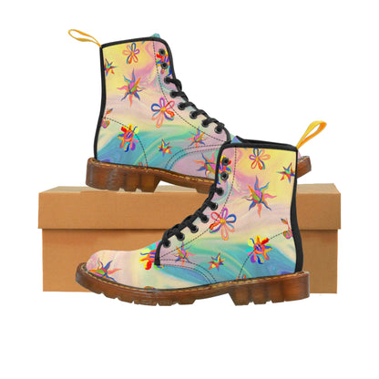 Pastel Women's Canvas Boots - Women’s Boots - Brown