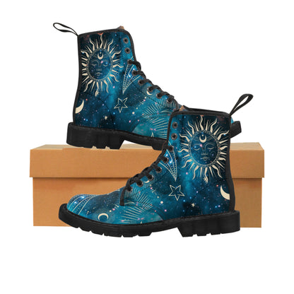 Stars in The Sky Women's Canvas Boots - Women’s Boots - Black