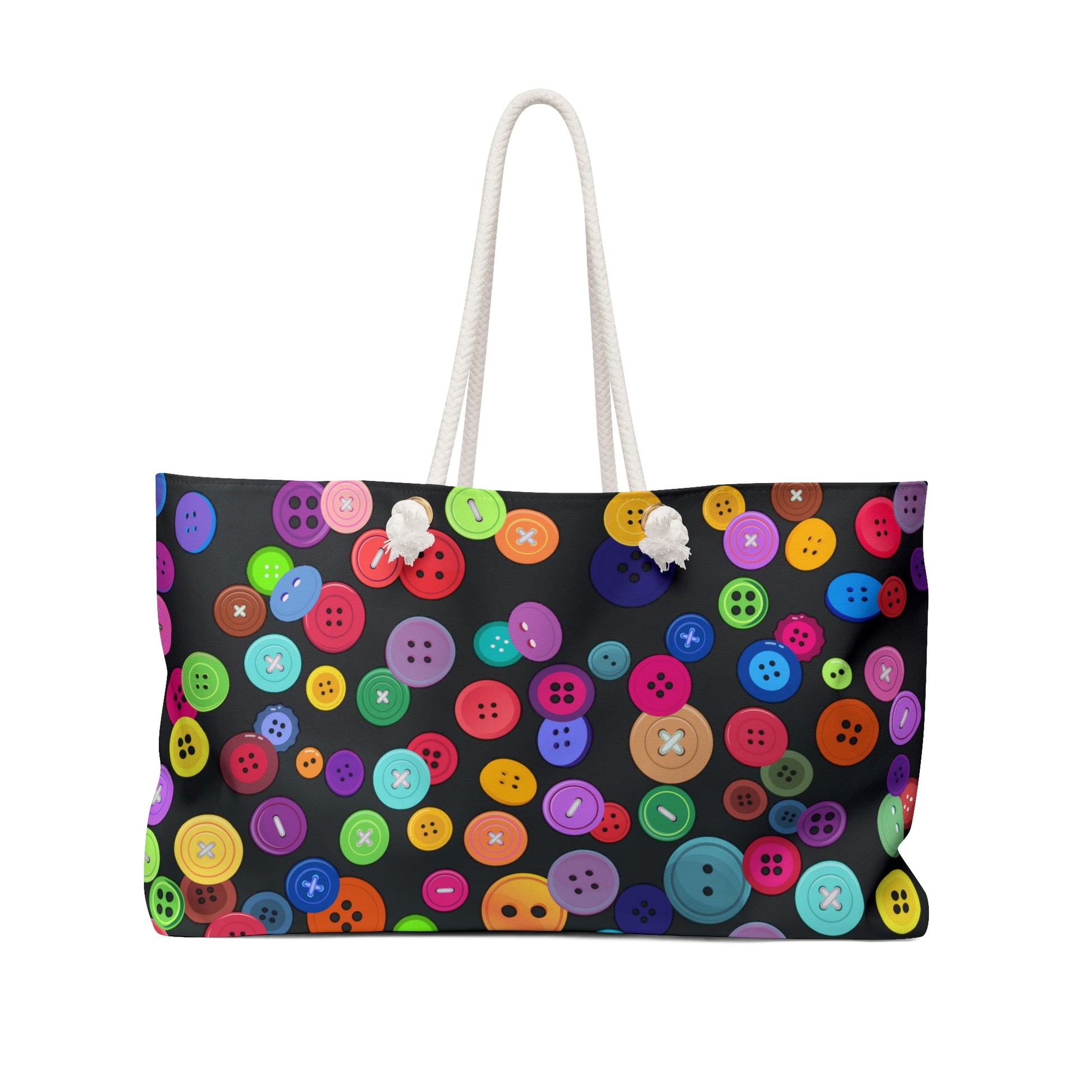 Buttons Weekender Bag - Shoulder Bag - Gym Bag