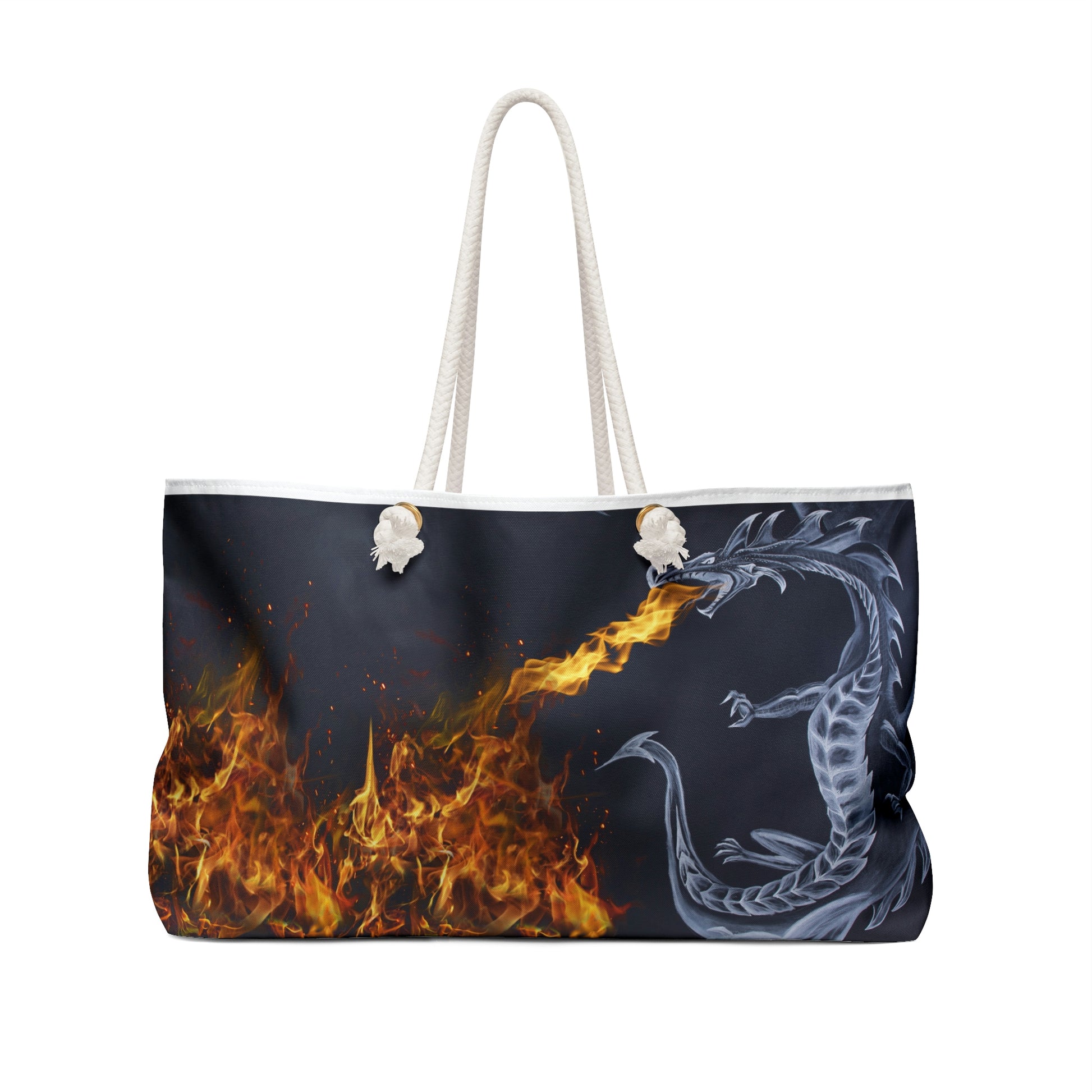 Dragon Weekender Bag - Shoulder Bag - Gym Bag - Side