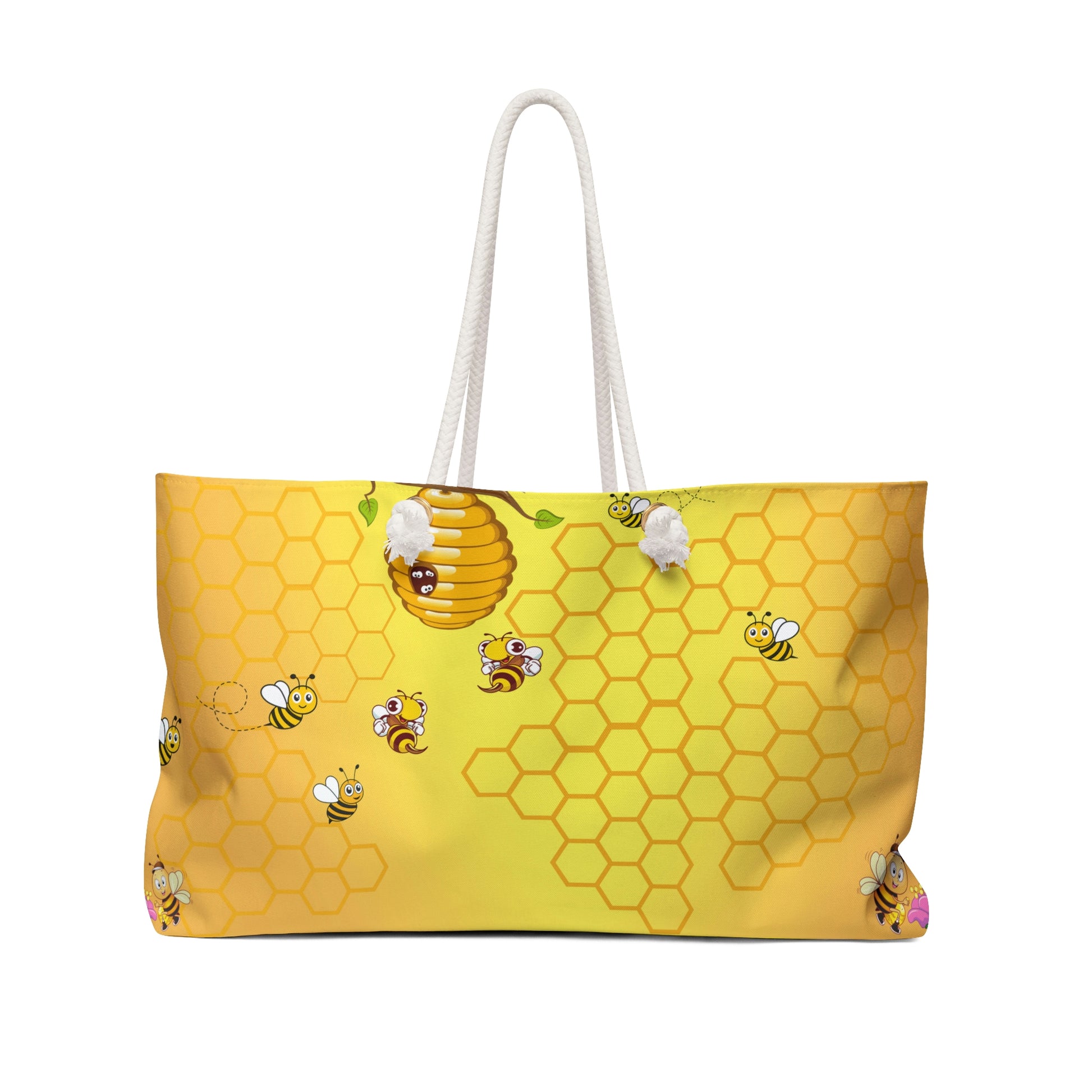 Honey &amp; Bees Weekender Bag - Shoulder Bag - Gym Bag