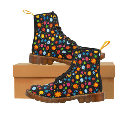 Flowery Women's Canvas Boots - Women’s Boots - Brown