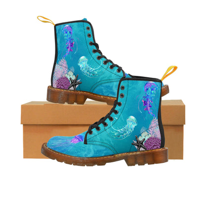 Jellyfish Women's Canvas Boots - Women’s Boots - Brown